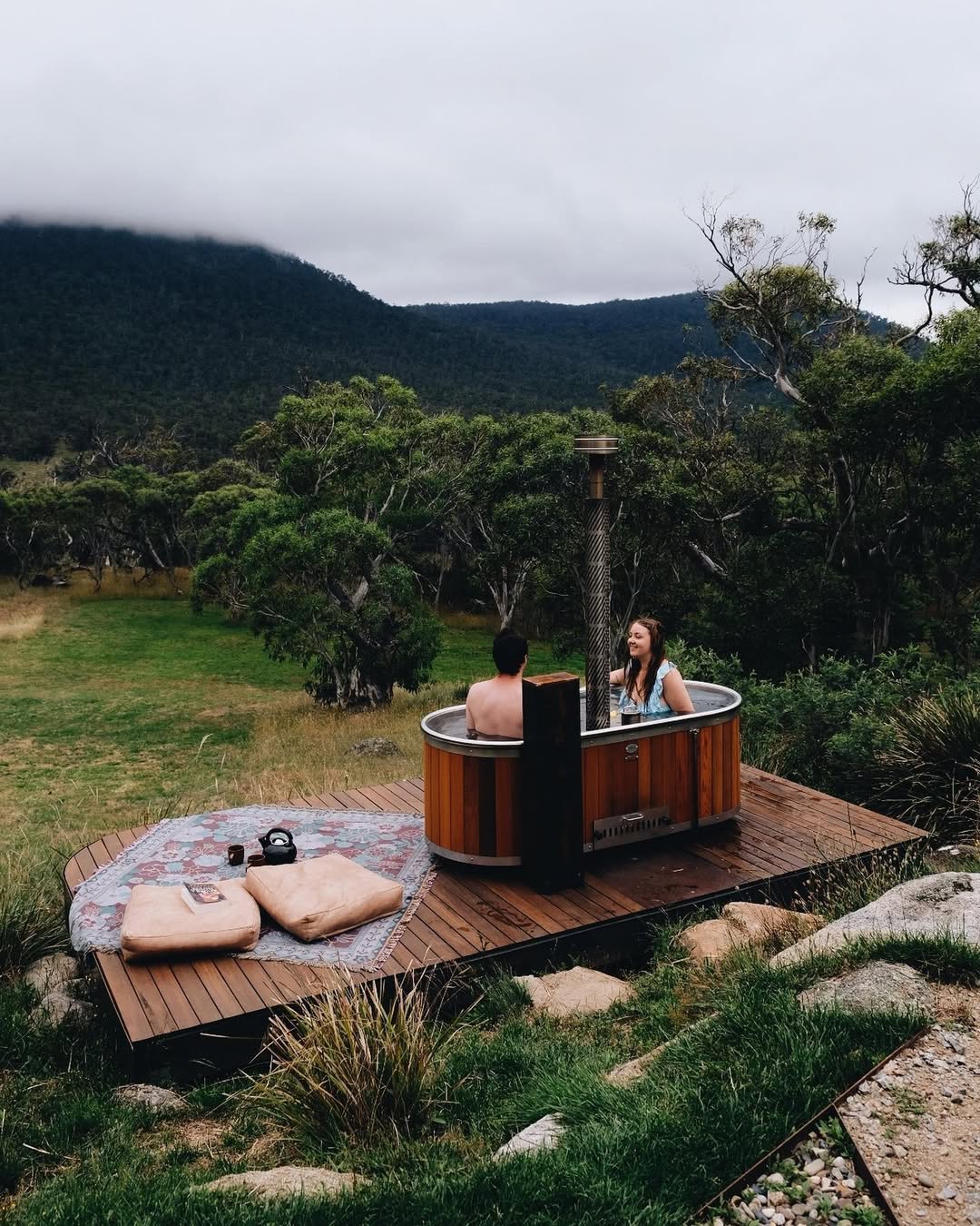 PS I Love You' Woven Picnic Rug / Throw