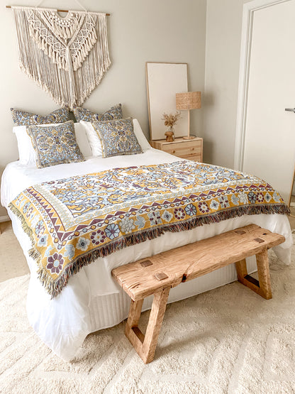 Every Little Thing' Woven Picnic Rug / Throw