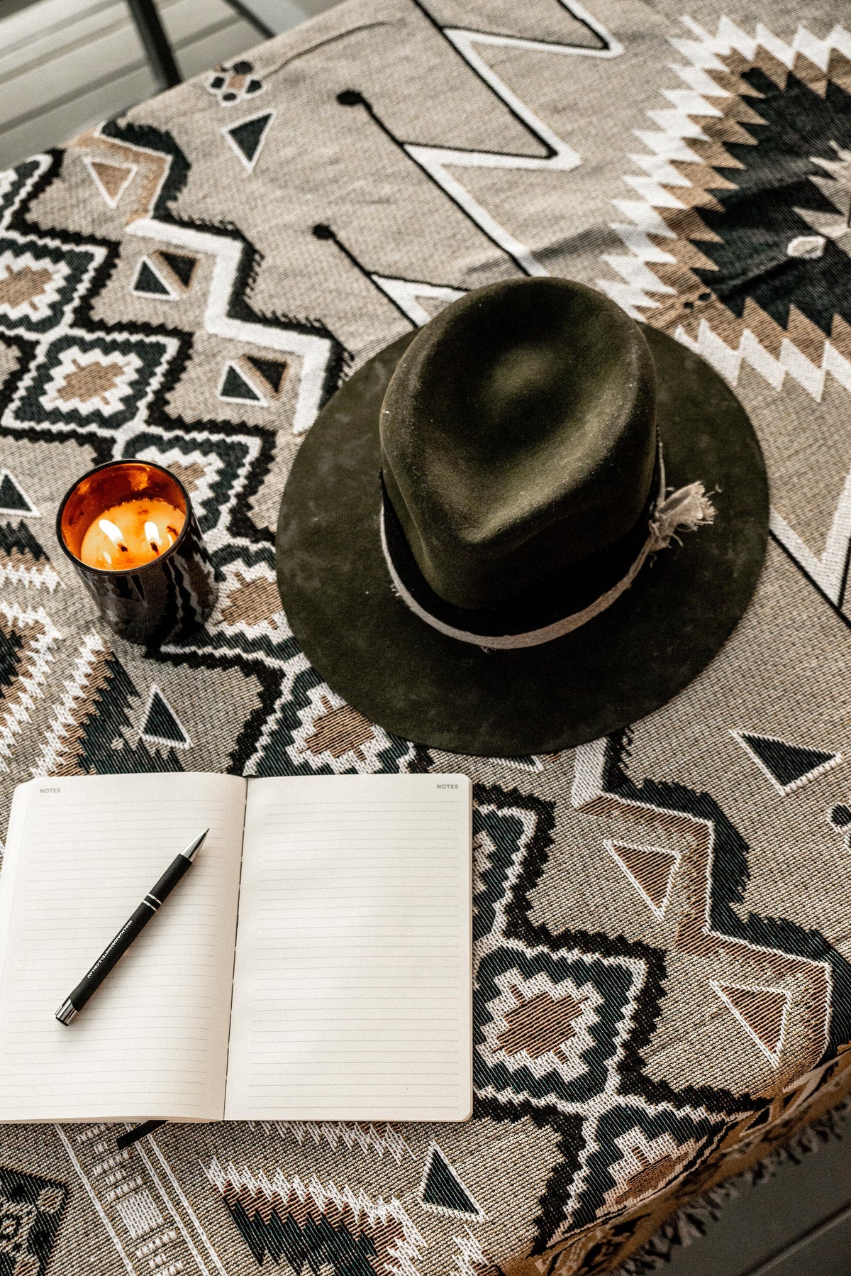 Nowhere Man Boho Geometric Woven Cotton Throw Rug Picnic Blanket Aztec ...