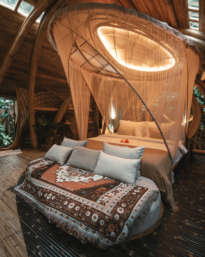 Norwegian Wood' Woven Picnic Rug / Throw