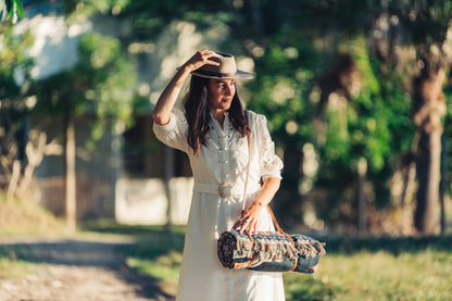 Ticket To Ride' Woven Picnic Rug / Throw