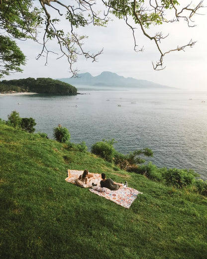 A Day In The Life' Woven Picnic Rug / Throw