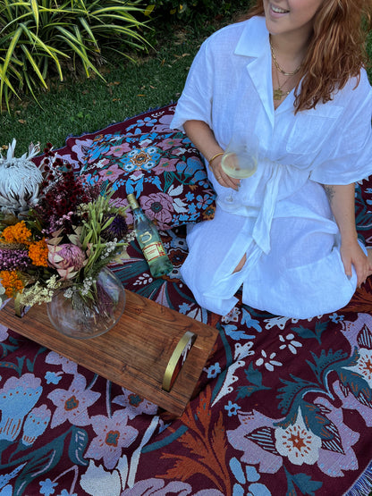 Magical Mystery' Woven Picnic Rug / Throw