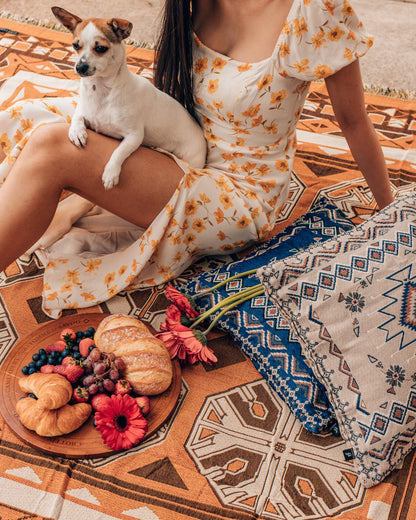 Child of Nature' Woven Picnic Rug / Throw