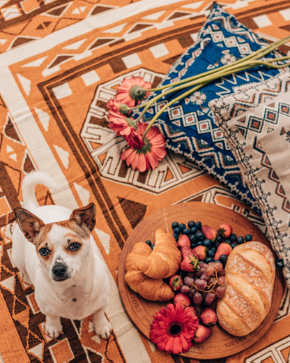 Child of Nature' Woven Picnic Rug / Throw