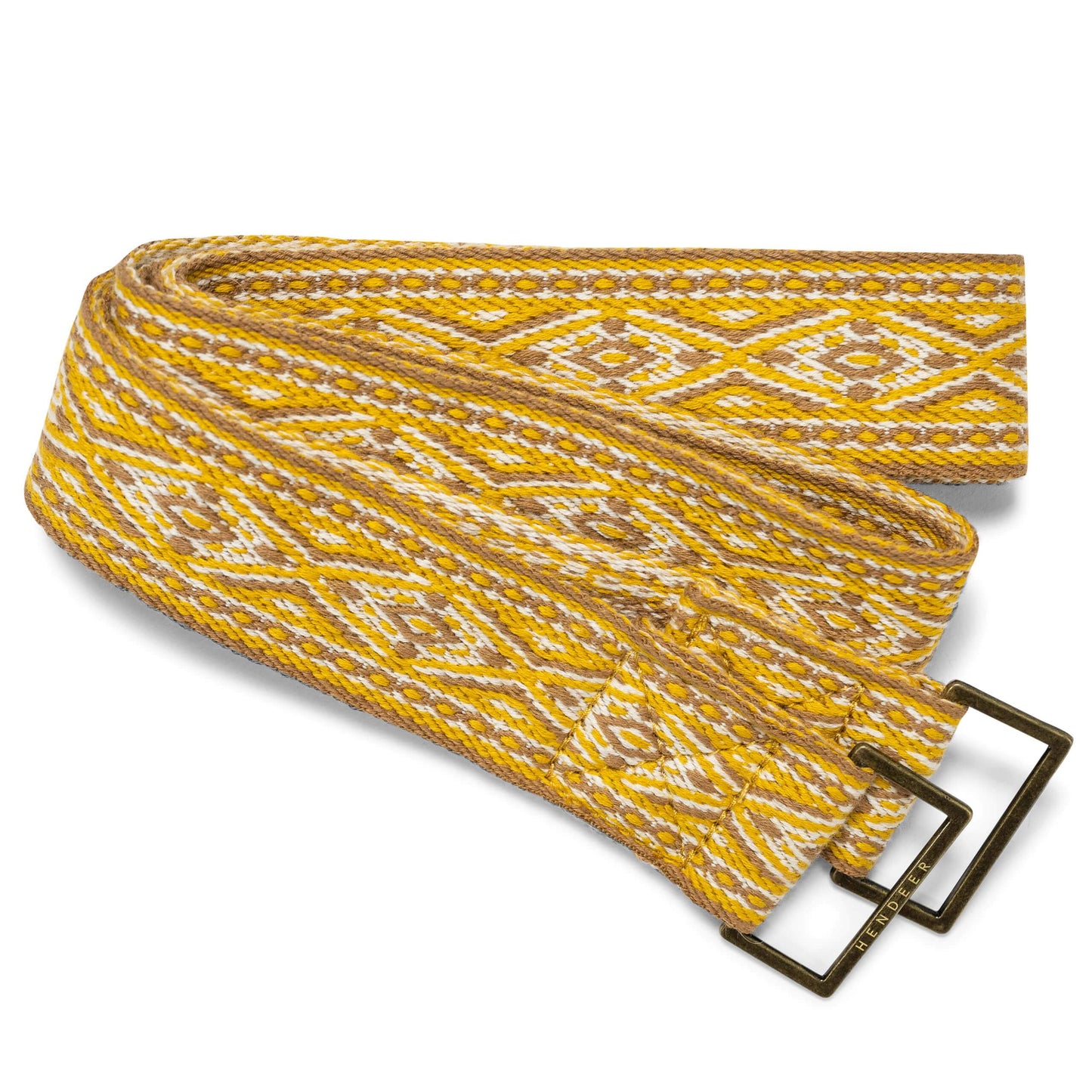 Hold Me Tight' Cotton Carry Strap - Yellow