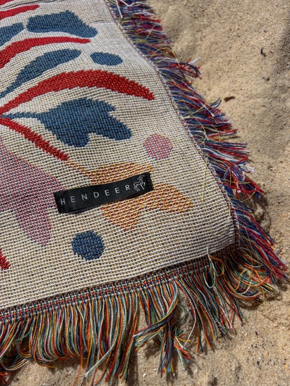 A Day In The Life' Woven Picnic Rug / Throw