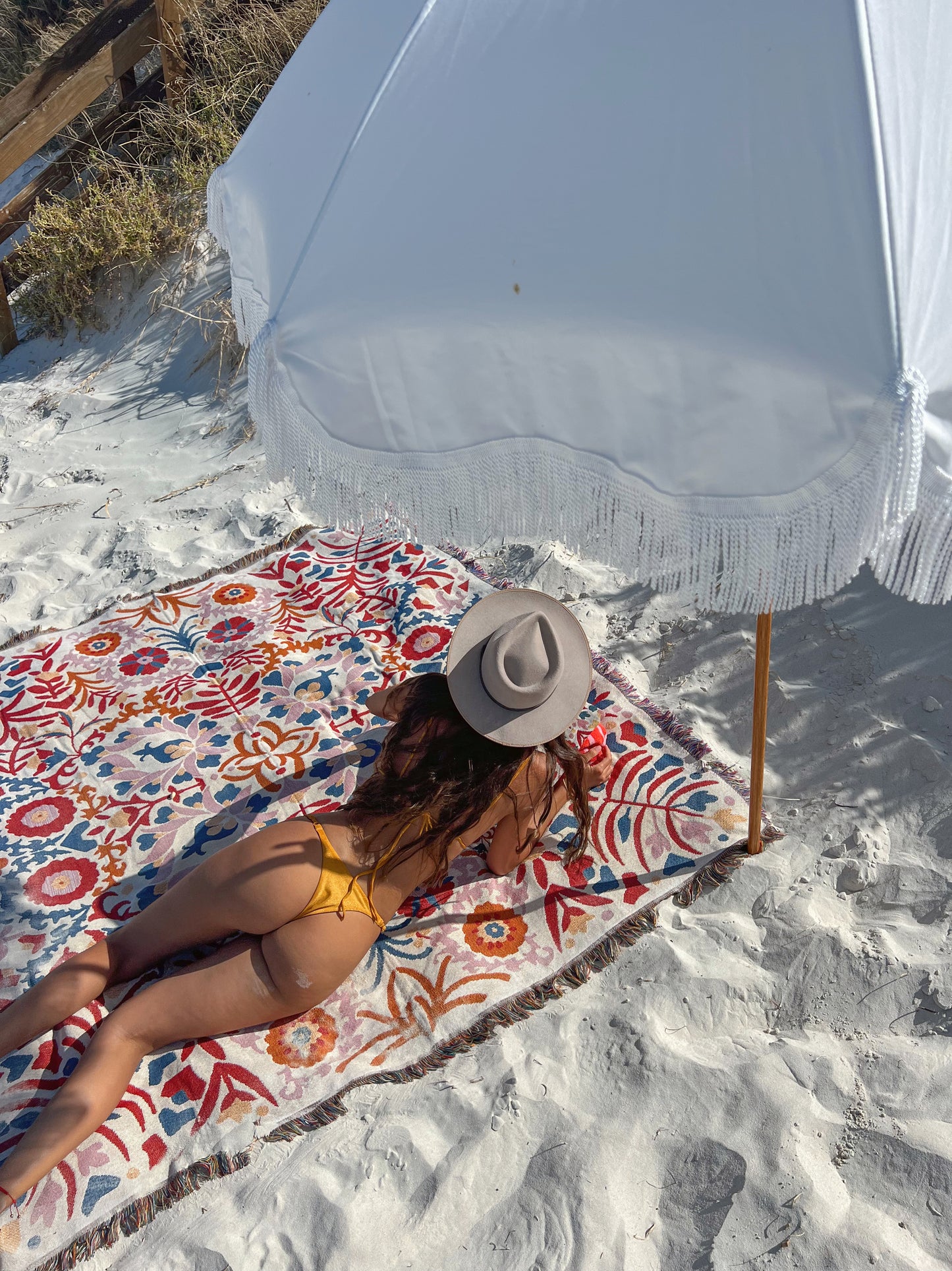 A Day In The Life' Woven Picnic Rug / Throw