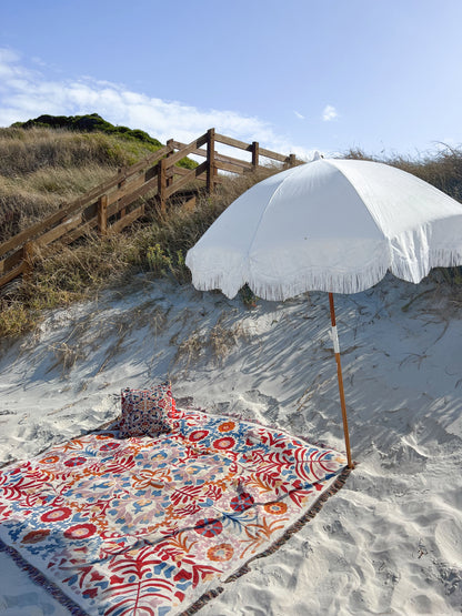 A Day In The Life' Woven Picnic Rug / Throw