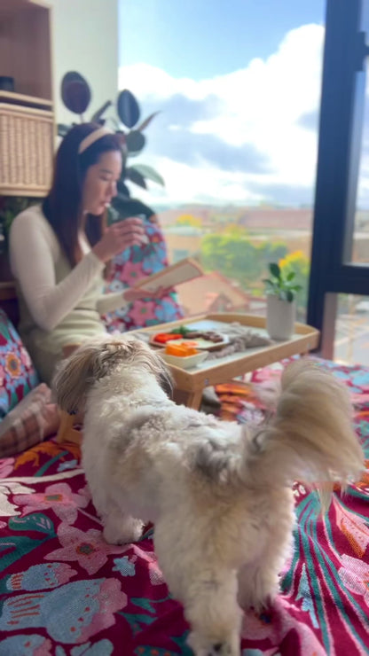 Magical Mystery' Woven Picnic Rug / Throw