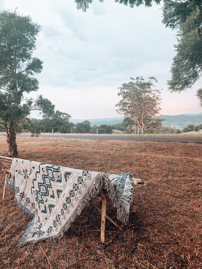 Hey Jude' Woven Picnic Rug / Throw