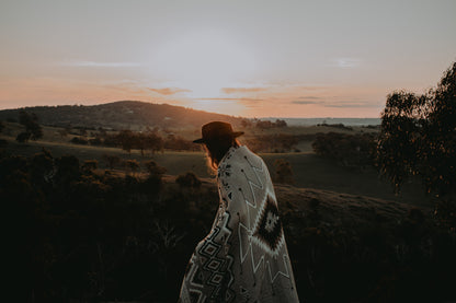 Hey Jude' Woven Picnic Rug / Throw