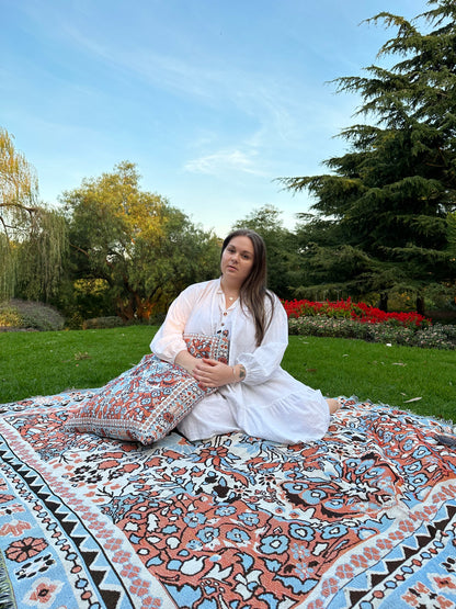 PS I Love You' Woven Picnic Rug / Throw