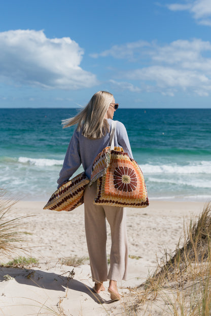 Eight Days A Week' Woven Picnic Rug / Throw
