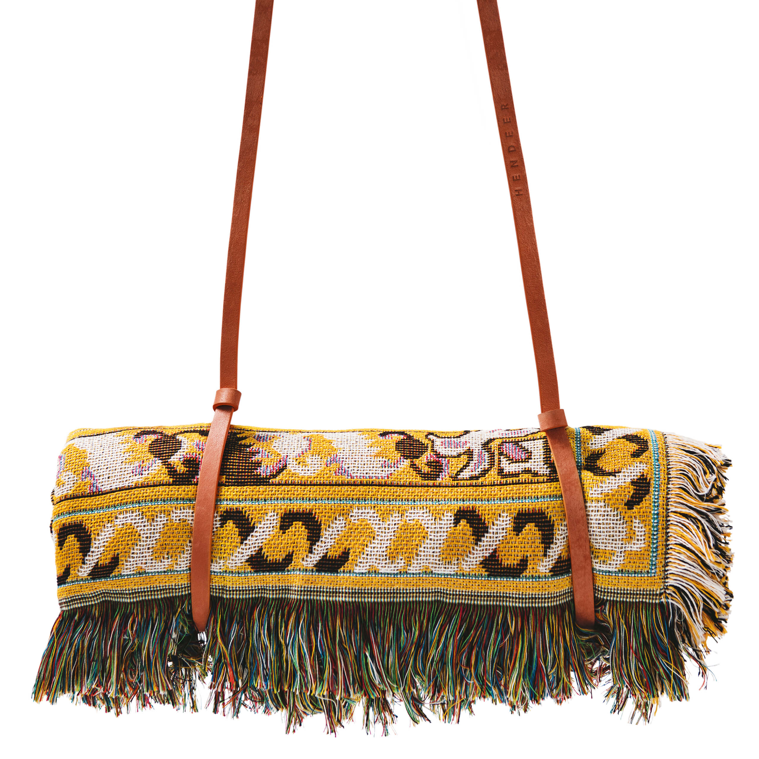 Here Comes The Sun' Woven Cotton Throw Rug Picnic Blanket – Hendeer