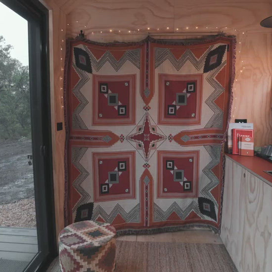 Come Together Cotton Woven Throw and Picnic Rug video 2